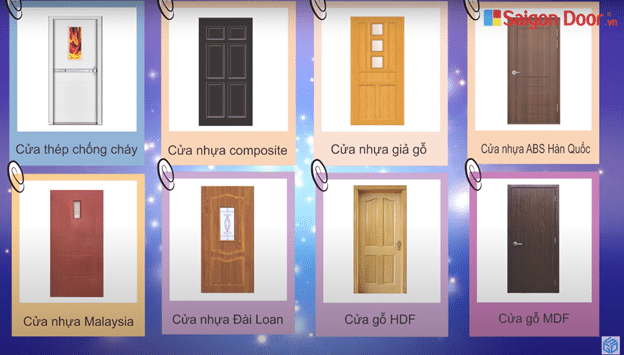 Các mẫu cửa SAIGONDOOR