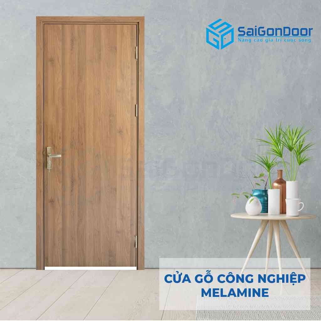 Thi công cửa gỗ công nghiệp Melamine