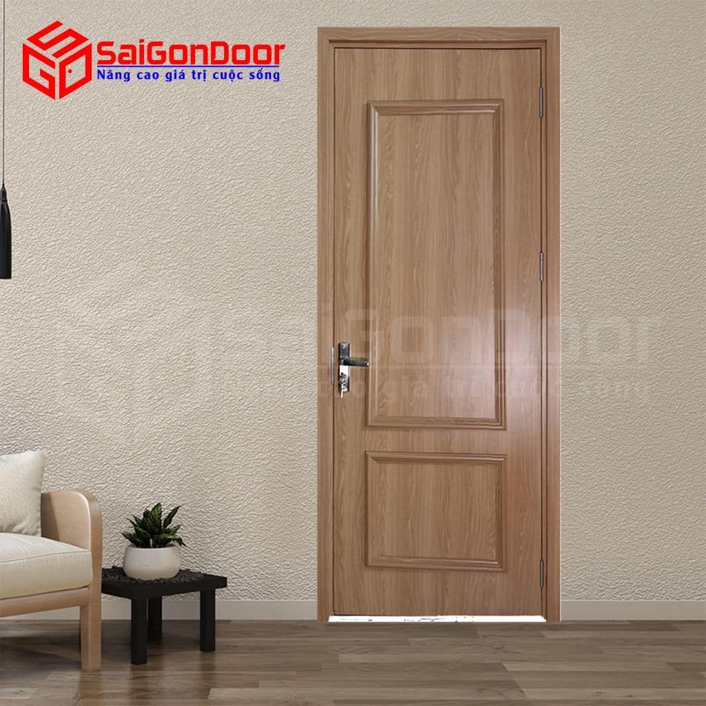 Cửa nhựa giả gỗ composite 2PN