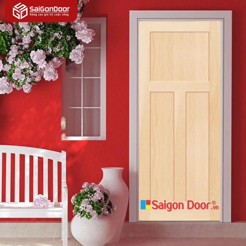 Cửa gỗ tự nhiên 04A