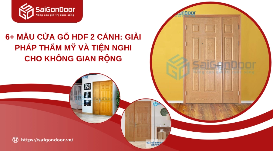 6+ Mẫu Cửa Gỗ HDF 2 Cánh: Giải Pháp Thẩm Mỹ Và Tiện Nghi Cho Không Gian Rộng