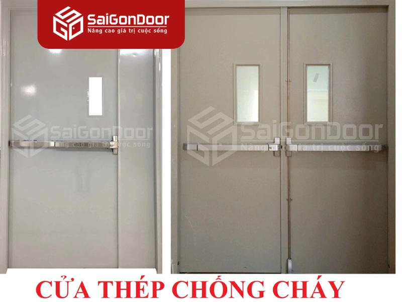 Cửa thép chống cháy EI60 có khả năng chịu lửa và ngăn chặn sự lan truyền của lửa trong 60 phút