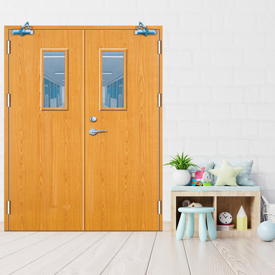 Cửa thép vân gỗ SGD 2