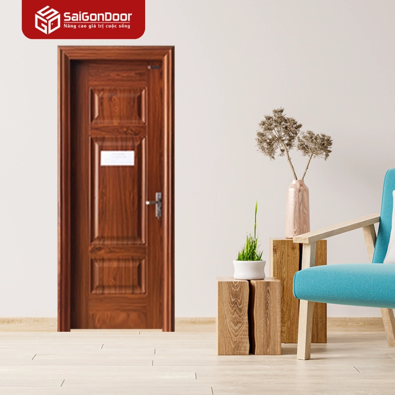 Cửa thép vân gỗ SGD 16