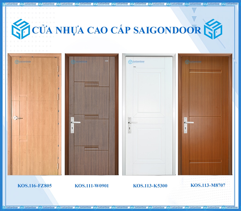 Cửa nhựa composite có mấy loại