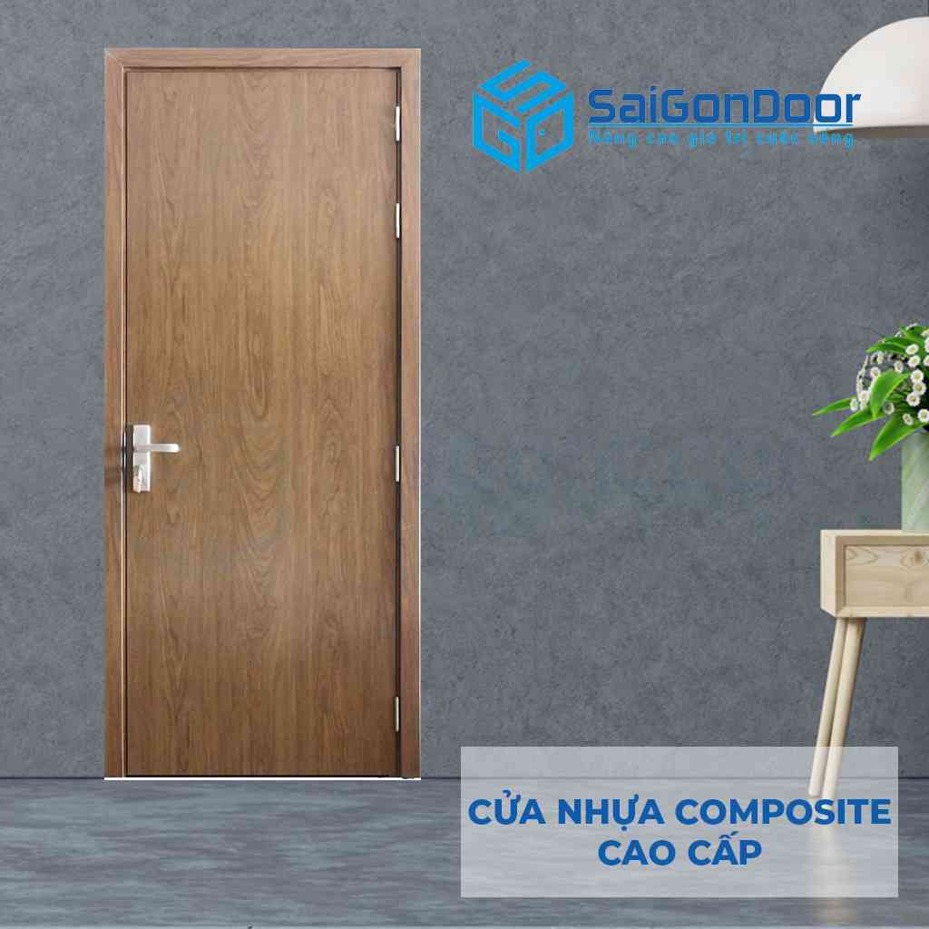 Mẫu 5: Mẫu cửa nhựa composite sơn gỗ 2