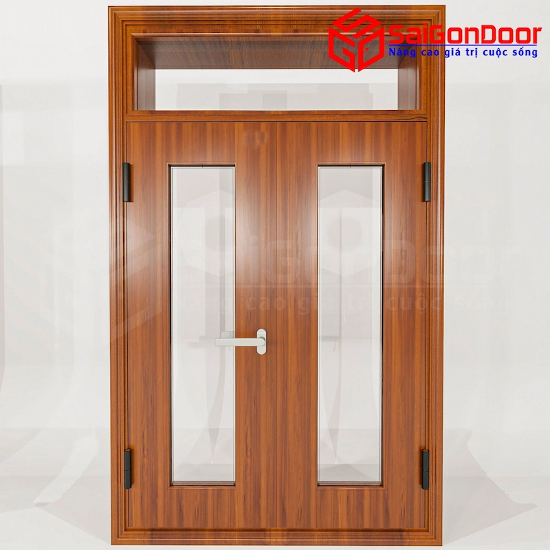 Cửa nhôm vân gỗ SGD CNVG-61