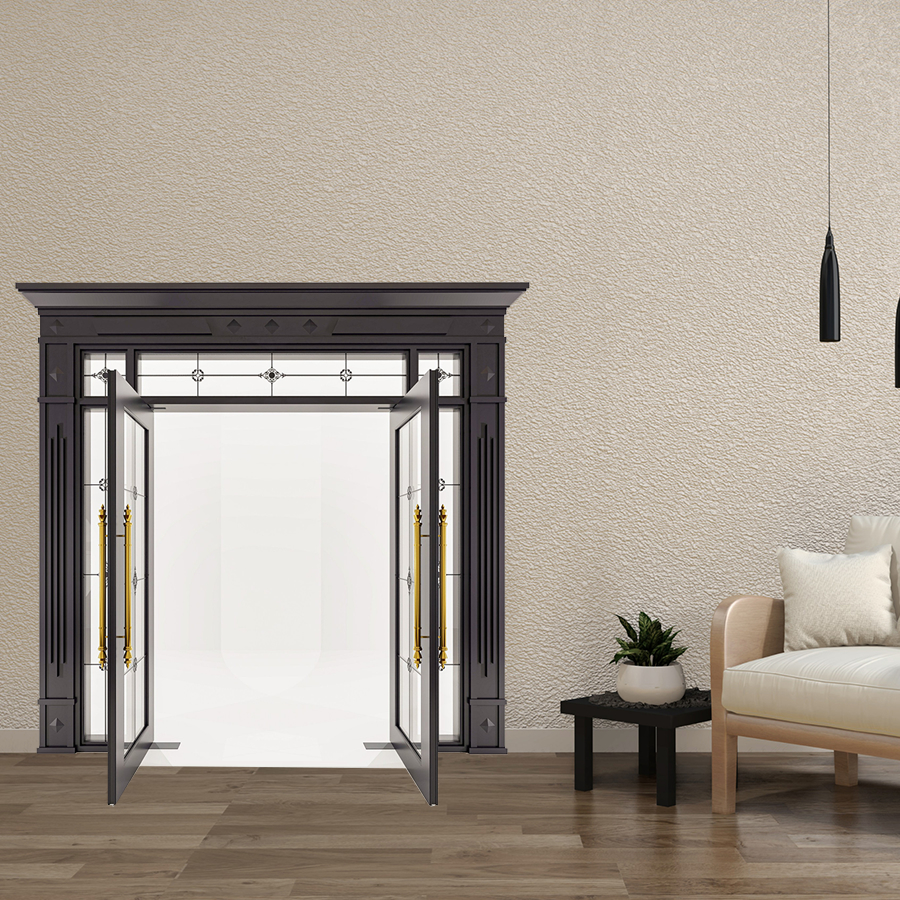 Cửa Nhôm Vân Gỗ 73