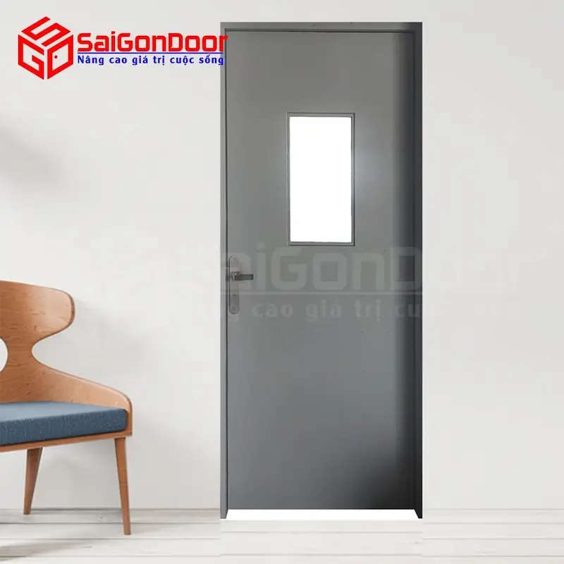 nhận biết cửa thép chống cháy giả