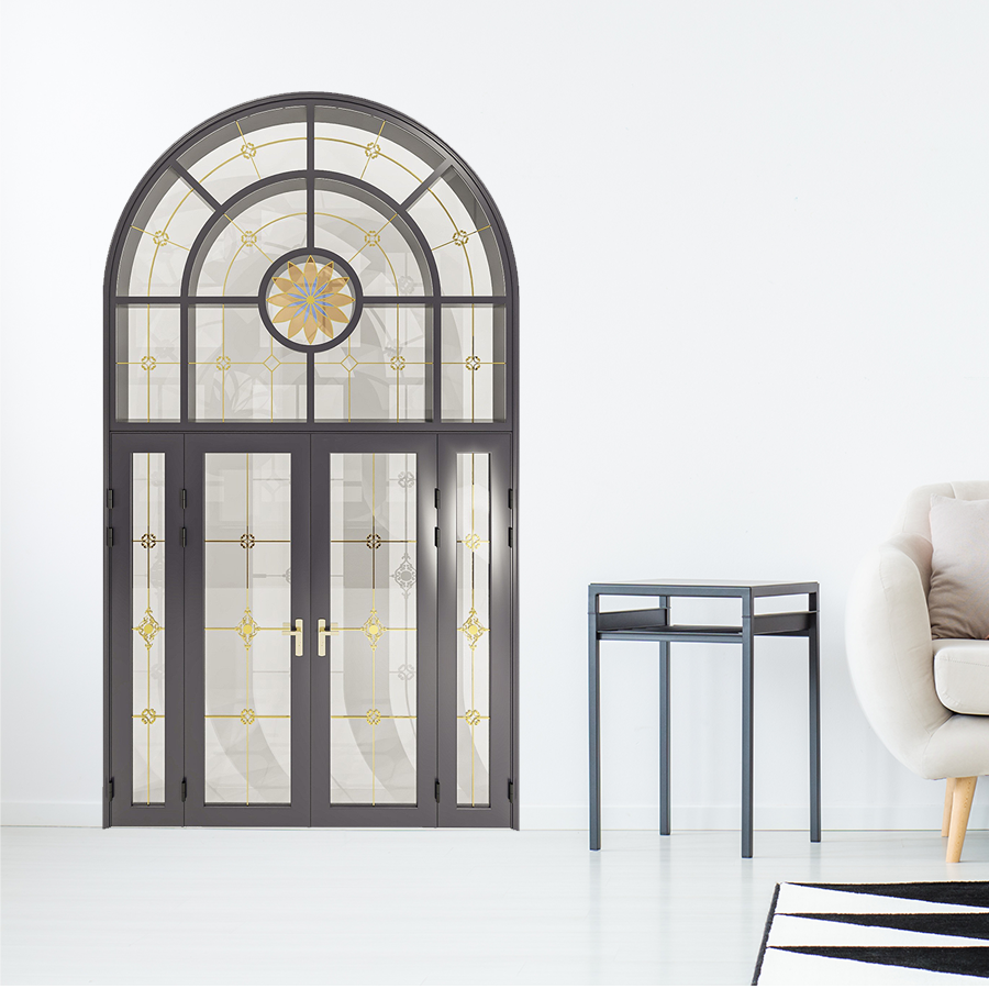 Cửa Nhôm Vân Gỗ SGD-CNVG-16