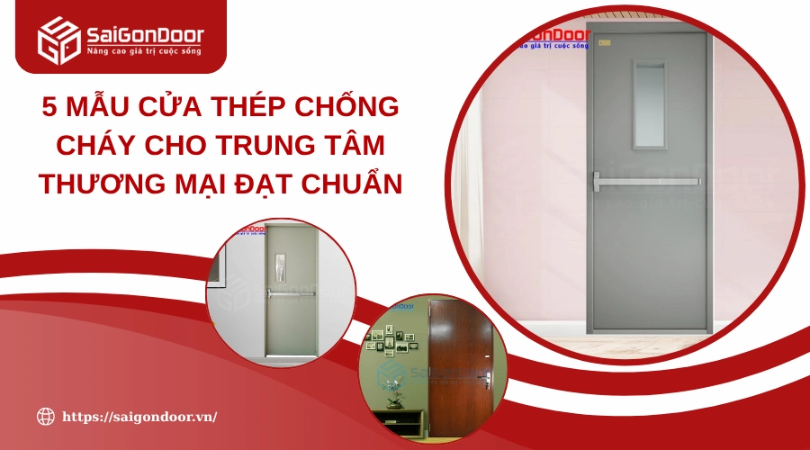 5 Mẫu Cửa Thép Chống Cháy Cho Trung Tâm Thương Mại Đạt Chuẩn