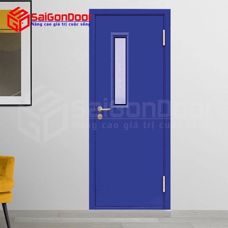 Cửa thép chống cháy sơn tĩnh điện