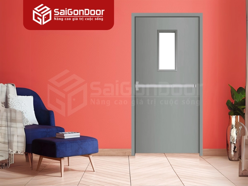 Cửa thép chống cháy EI30 là có khả năng chịu lửa và ngăn khói lan truyền hiệu quả