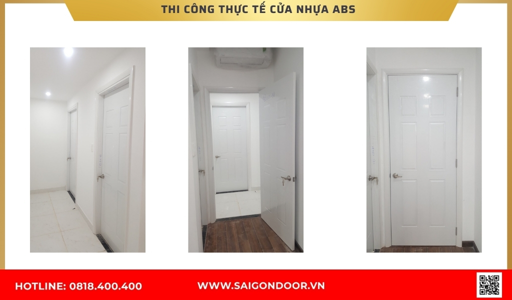 Hình ảnh thi công thực tế cửa nhựa Hàn Quốc Bình Dương