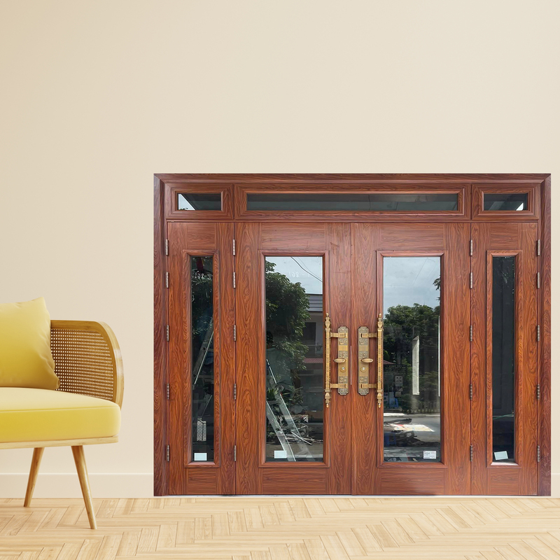 Cửa Thép Vân Gỗ SGD-KM.TVG-4C.18