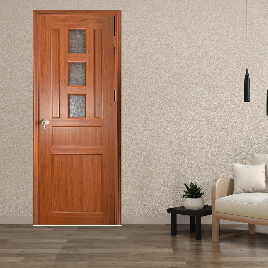 Mẫu cửa nhựa nhà vệ sinh YB-42