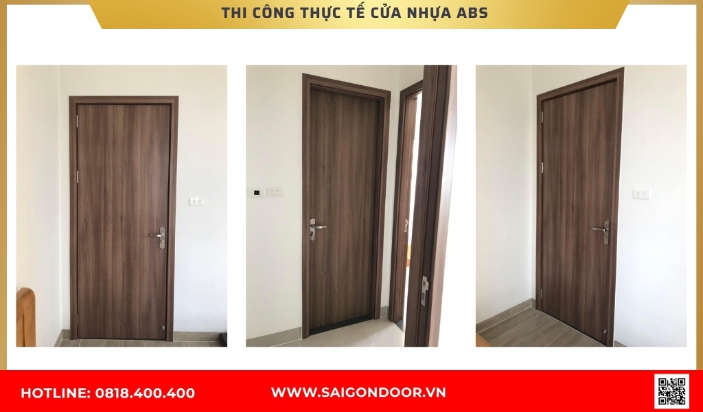 Hình ảnh thi công thực tế cửa nhựa  Hàn Quốc Cần Thơ