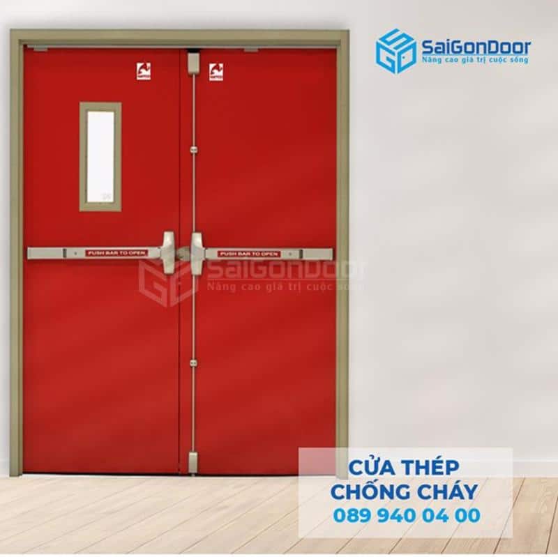 Cửa thép chống cháy đa dạng lựa chọn