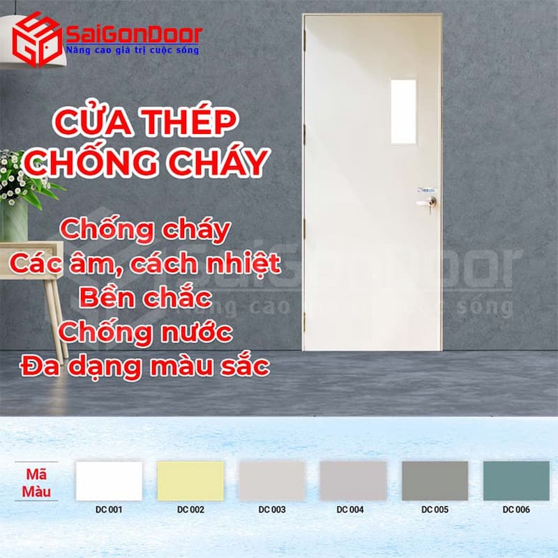 Cửa thép chống cháy trong 90 phút