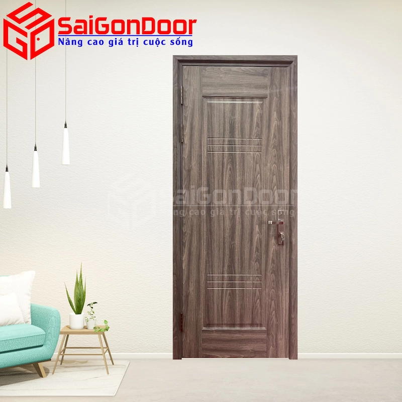 Cấu tạo cửa thép vân gỗ giúp cải thiện chất lượng không gian sống
