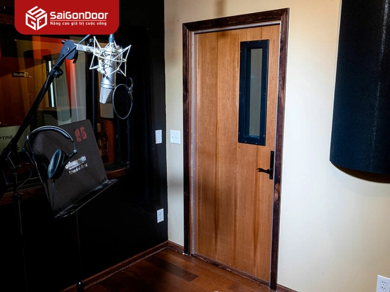 Các tiêu chí kỹ thuật cốt lõi khi lựa chọn cửa cách âm phòng thu