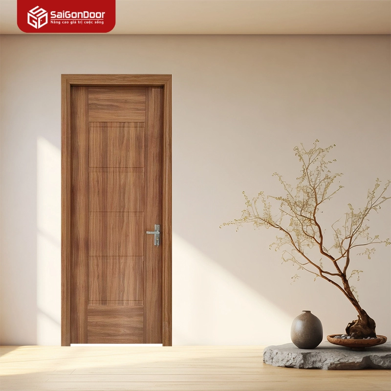 Cửa thép vân gỗ 1 cánh