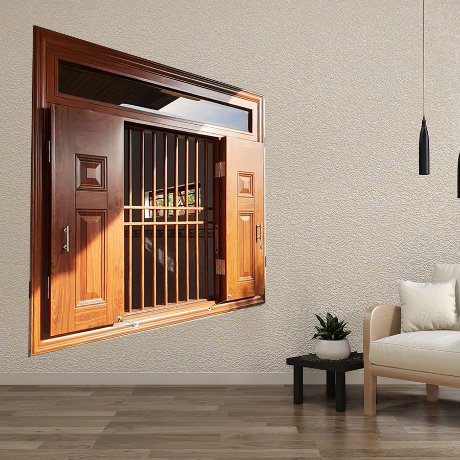 Cửa thép vân gỗ SGD 18