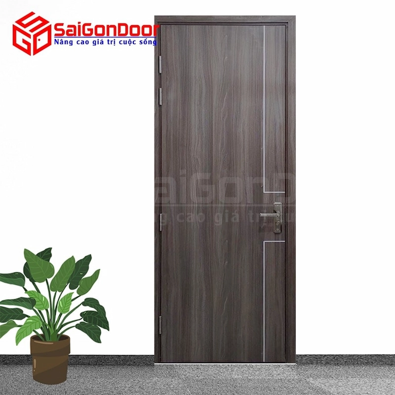 Những ưu điểm nổi bật của cửa gỗ MDF màu xám 