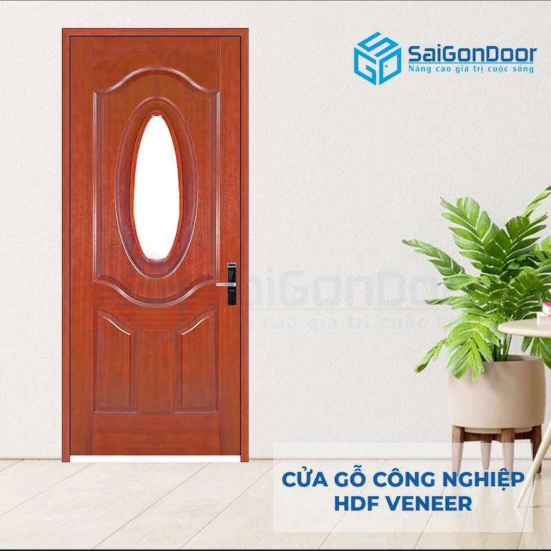 Lắp đặt và bảo trì cửa gỗ công nghiệp HDF cho văn phòng