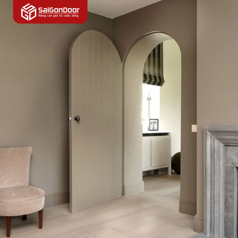 Sài Gòn Door – Đơn vị sản xuất và thi công cửa vòm phòng ngủ uy tín
