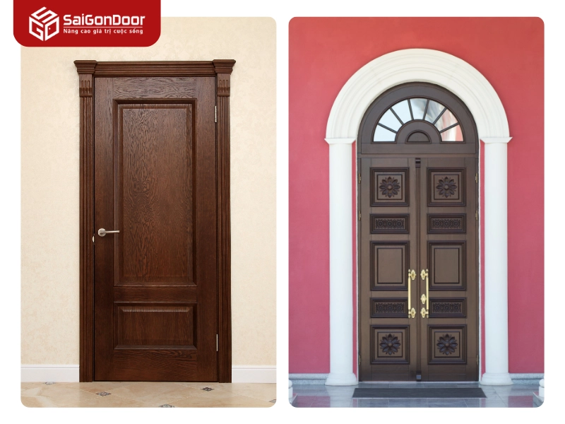 Ưu điểm vượt trội của cửa gỗ công nghiệp Saigondoor so với gỗ tự nhiên