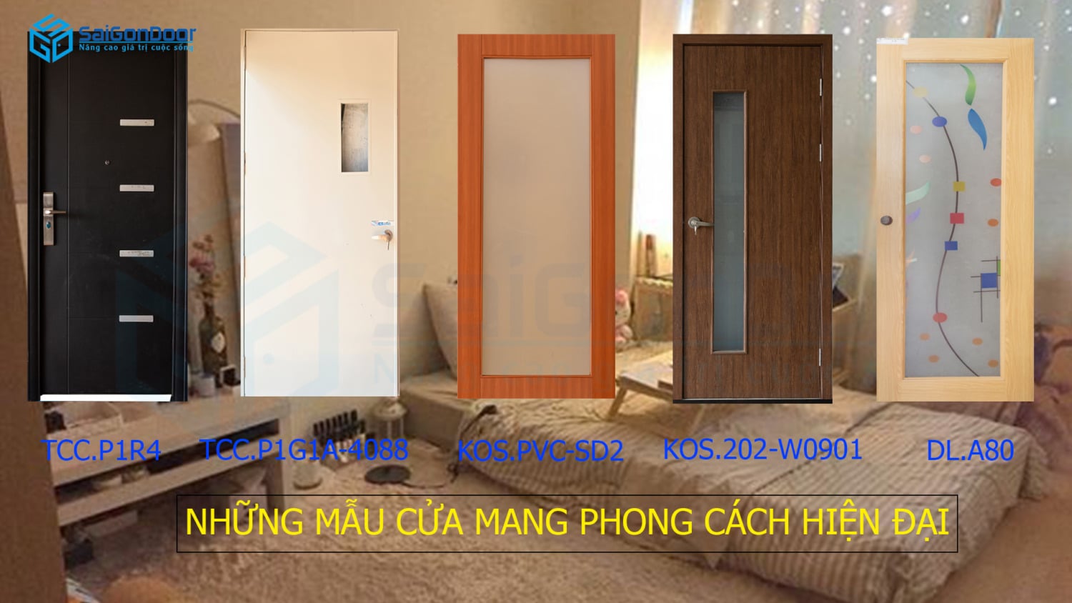 Phong cách hiện đại với kiểu ô kính và sử dụng vật liệu hiện đại