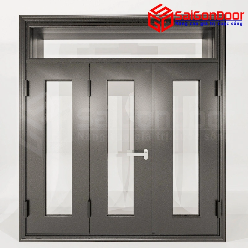 cửa nhôm xingfa giả gỗ