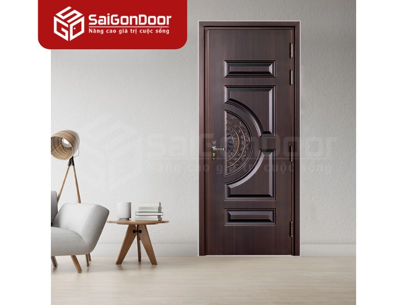 Ưu điểm vượt trội của cửa thép vân gỗ