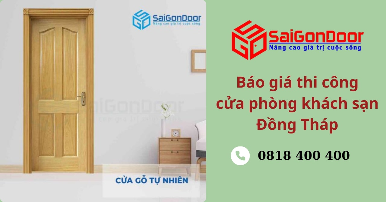 Báo Giá Thi Công Cửa Phòng Khách Sạn Đồng Tháp