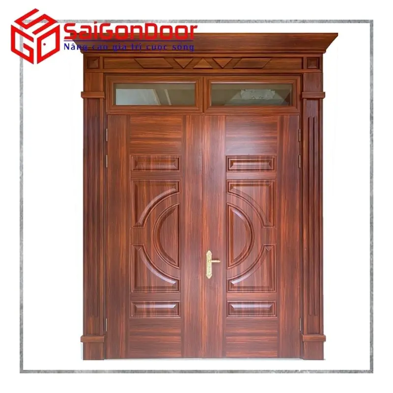 mẫu cửa thép vân gỗ đẹp mẫu cửa thép vân gỗ đẹp