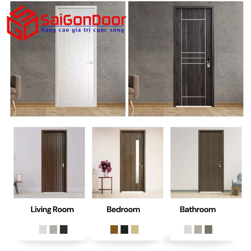 Thi công lắp đặt cửa phòng ngủ tại Tân Đồng Bình Phước