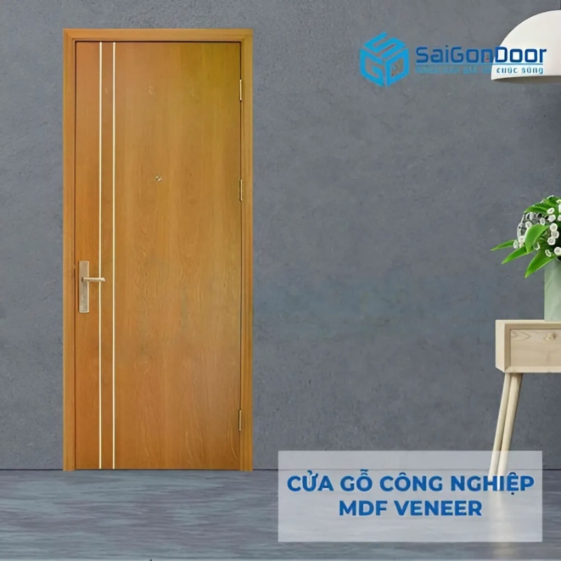 Mẫu cửa gỗ MDF phủ Veneer hot nhất