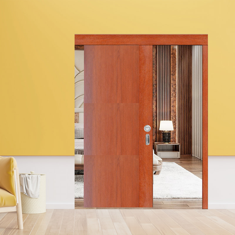 CỬA GỖ CÔNG NGHIỆP MDF VENEER Cua lua truot MDF P1-4