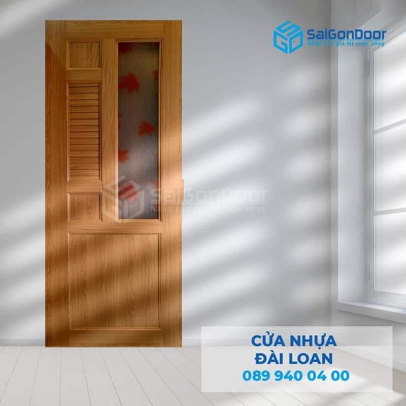 Cửa nhựa vân gỗ Đài Loan 2021