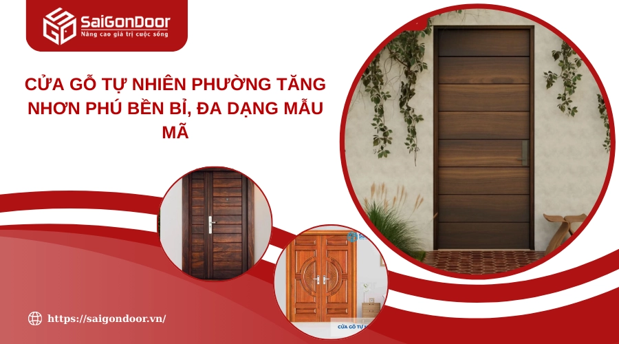 Cửa Gỗ Tự Nhiên Phường Tăng Nhơn Phú Bền Bỉ, Đa Dạng Mẫu Mã