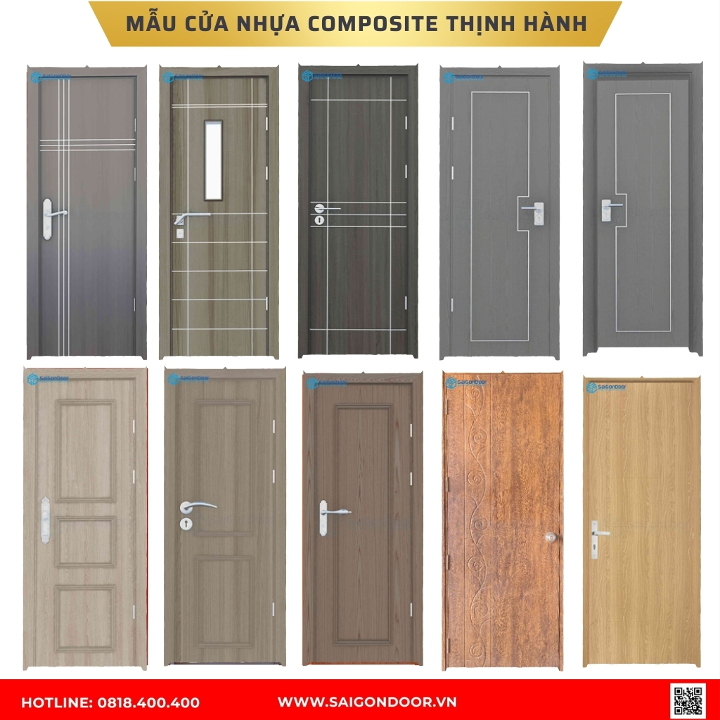 Mẫu cửa nhựa composite Cà Mau