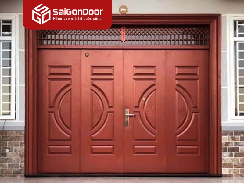 Báo giá cửa thép vân gỗ mới nhất hiện tại 