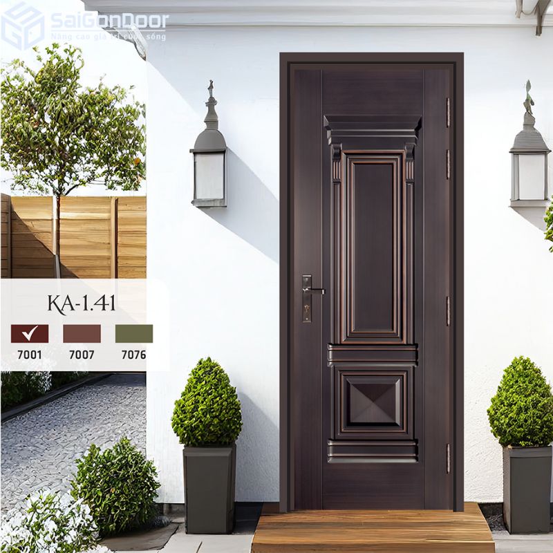 Cửa Sắt Giả Vân Gỗ Tại Huyện Bình Chánh – Đặc Điểm Và Lưu Ý 13 Mức giá cả phải chăng, hợp lý
