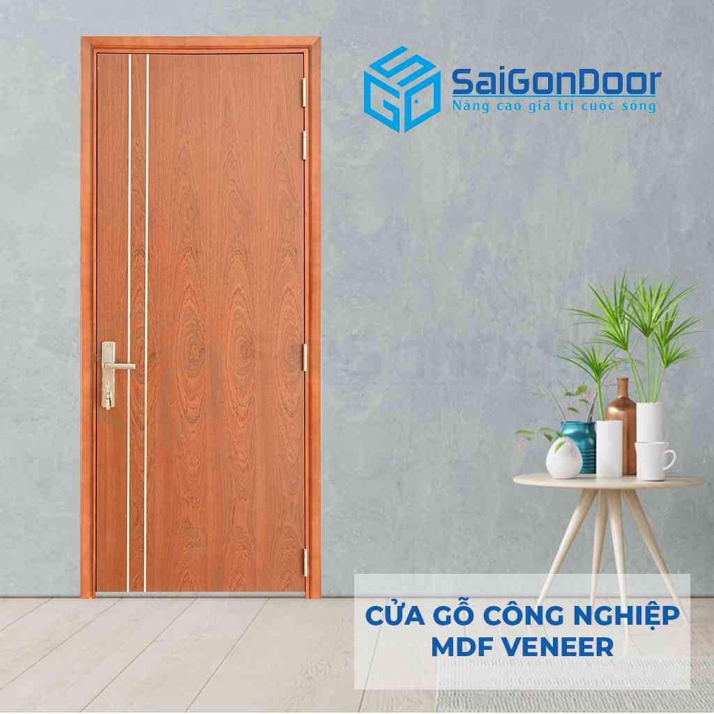 Cửa gỗ MDF veneer P1R2 SGD