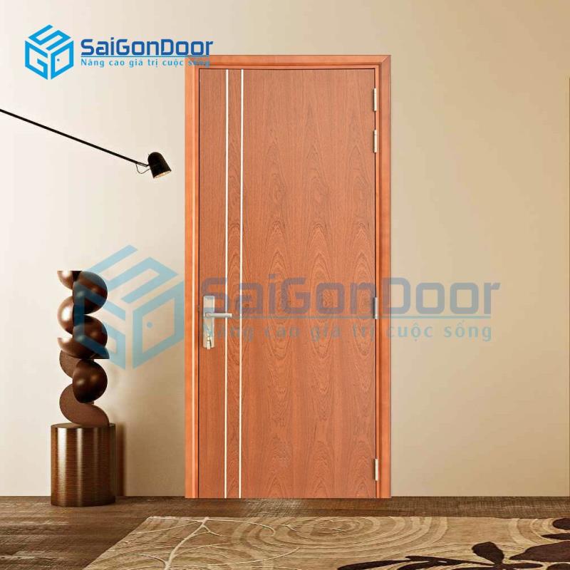 CỬA GỖ HDF VENEER VP1R2-SAPELE