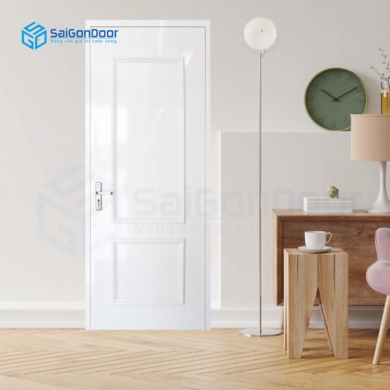 cửa nhựa giả gỗ trắng