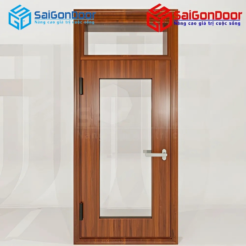 So sánh các mẫu cửa gỗ với cửa nhôm vân gỗ 