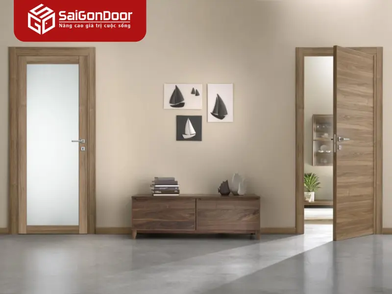 Cửa gỗ HDF độ bền cao