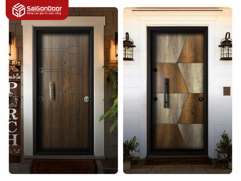 Địa chỉ cung cấp và lắp đặt cửa thép vân gỗ uy tín hàng đầu tại xã Phước Hoà